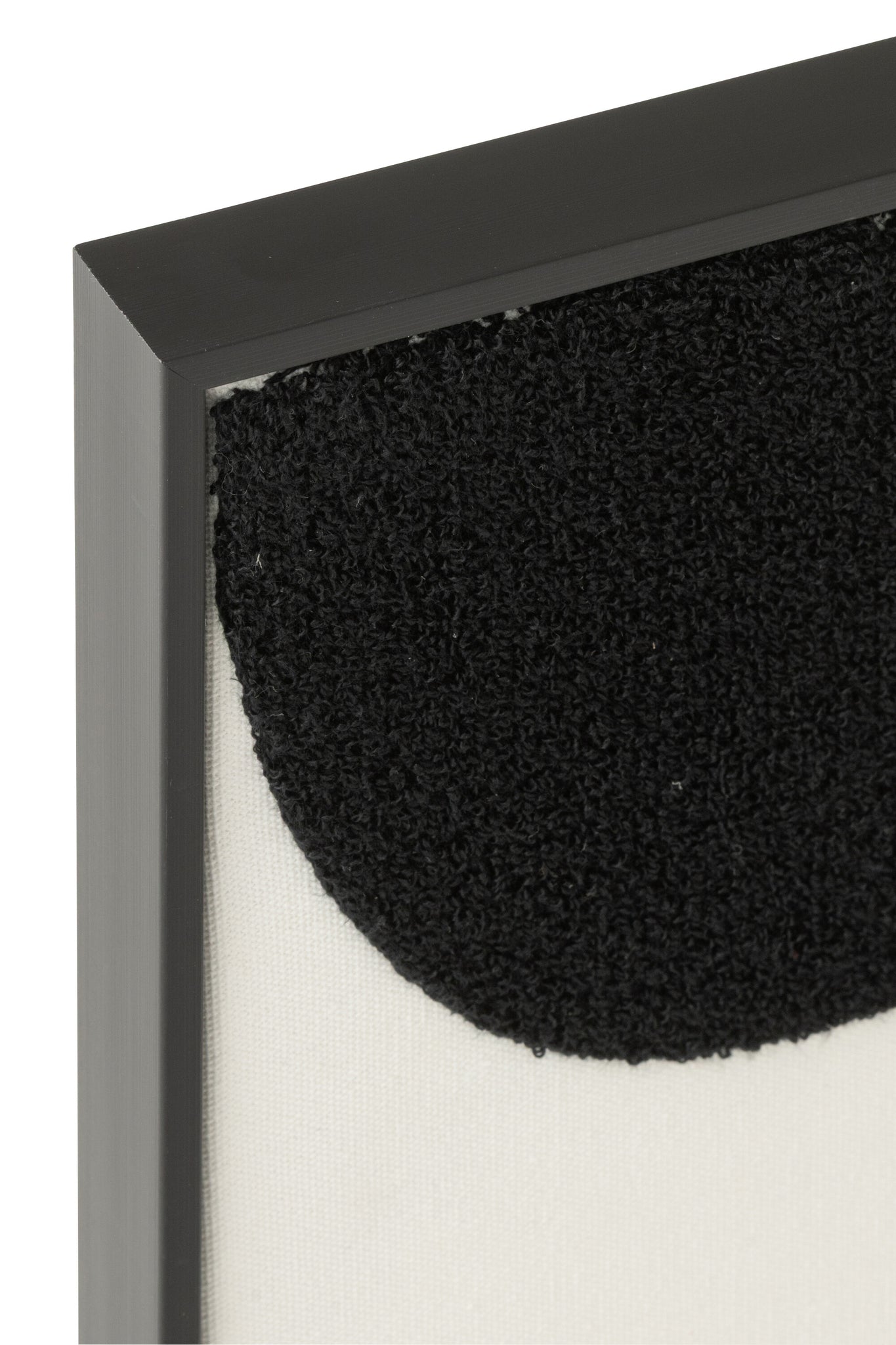 J-LINE WANDDECORATIE BORDUURWERK MDF WIT/ZWART - 65 X 45 X H3,2 CM - Tuincentrum Lopik