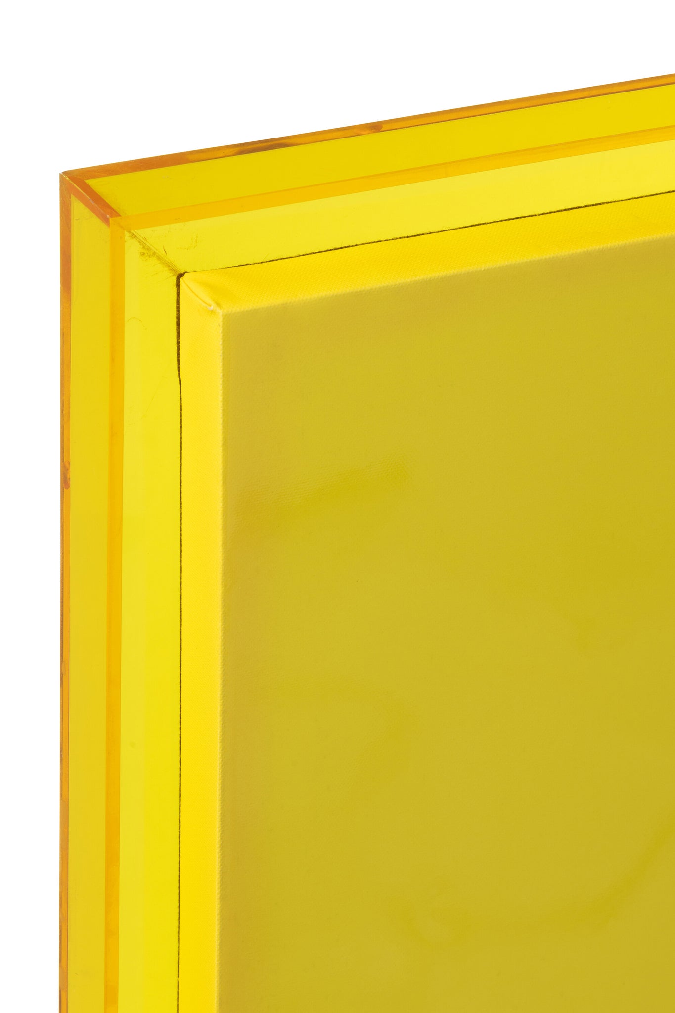 J-LINE WANDDECORATIE MODERN CANVAS NEON GEEL