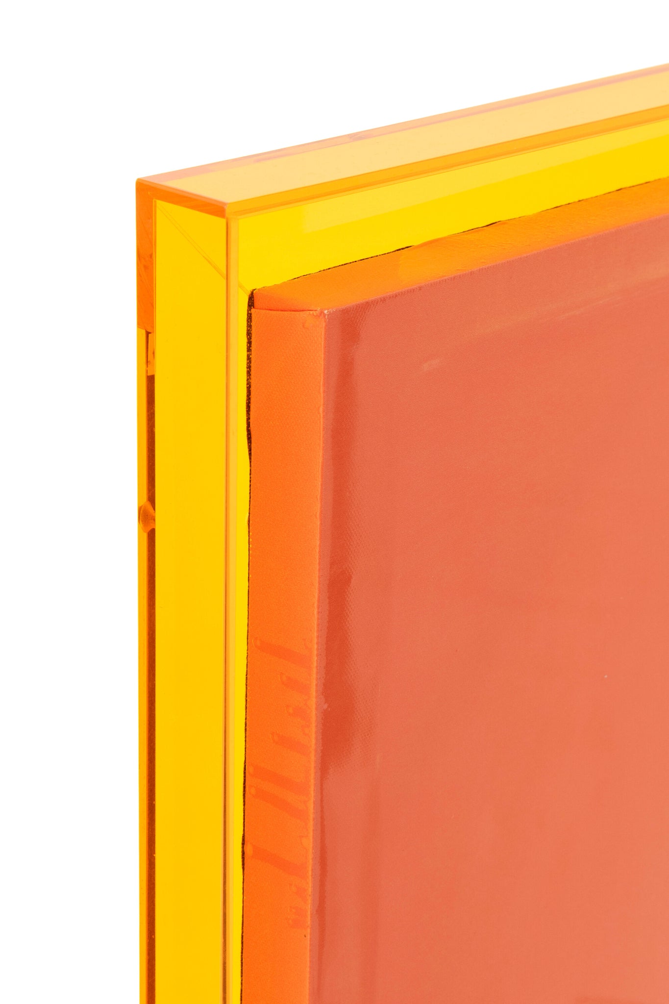 J-LINE WANDDECORATIE MODERN CANVAS NEON ORANJE
