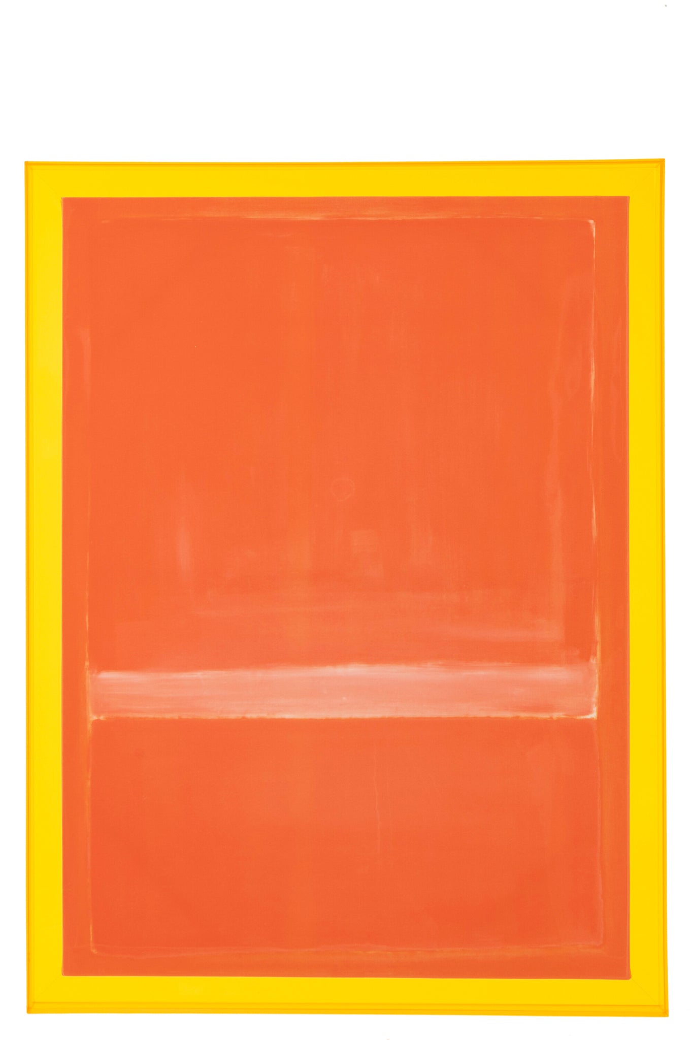 J-LINE WANDDECORATIE MODERN CANVAS NEON ORANJE