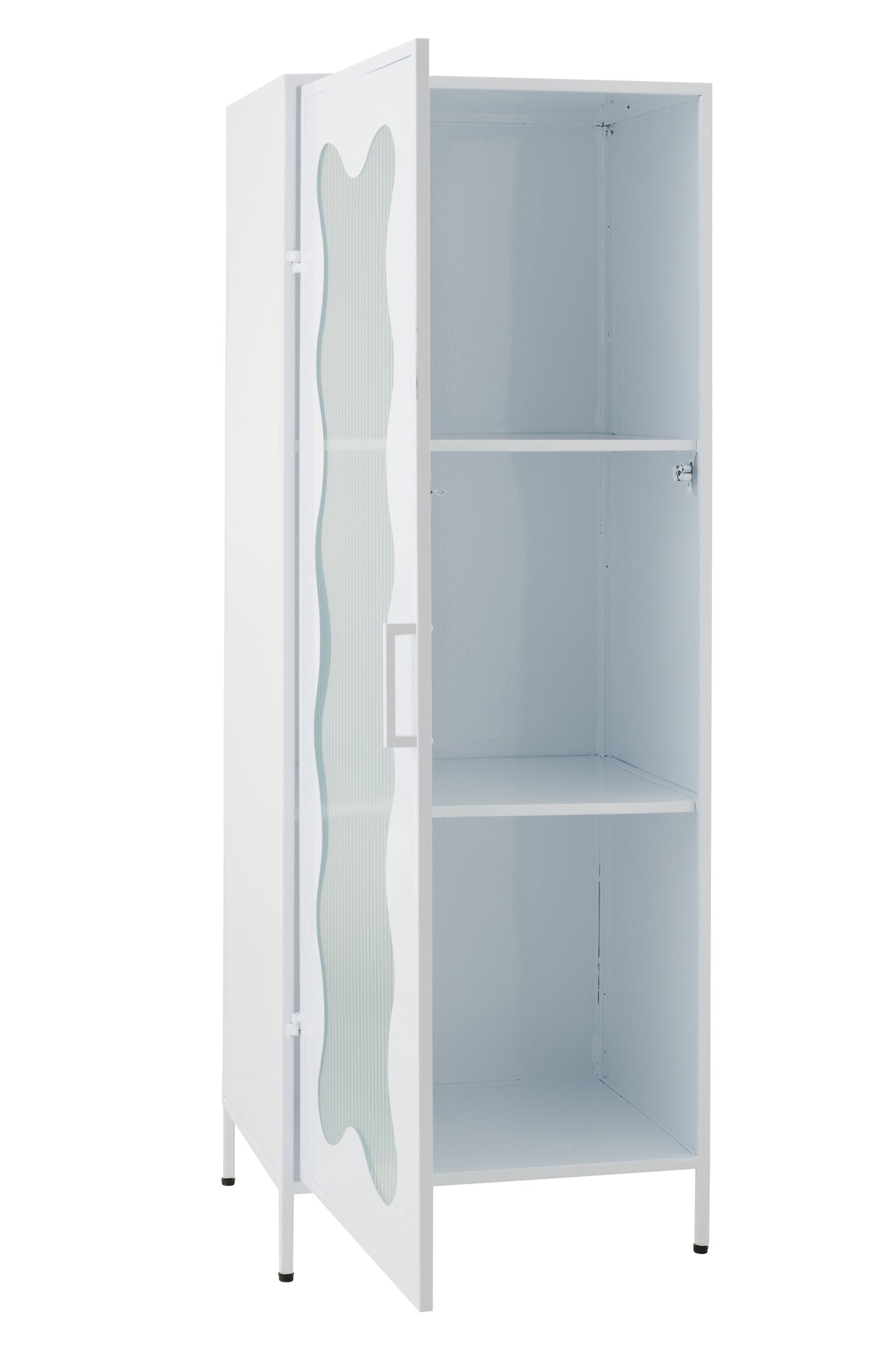 J-LINE KAST WAVES IJZER/GLAS WIT - Tuincentrum Lopik