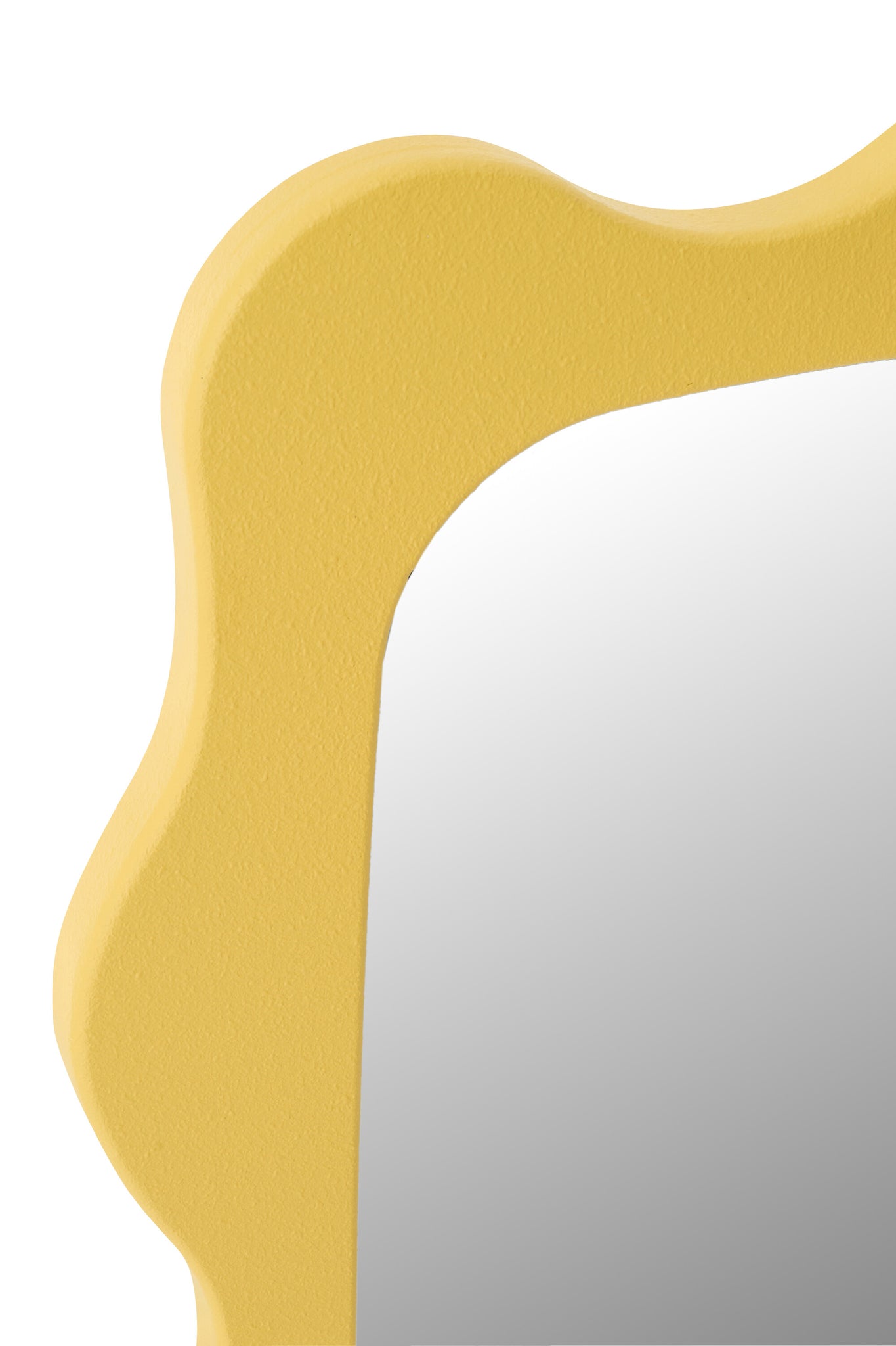 J-LINE WANDSPIEGEL WAVES MDF GEEL