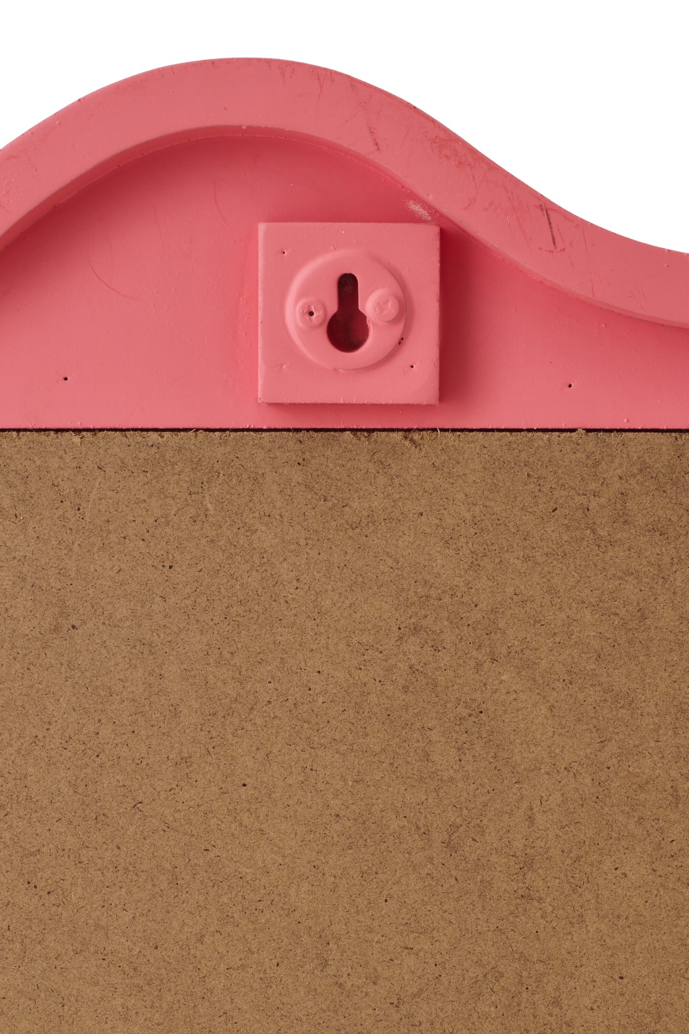 J-LINE WANDSPIEGEL WAVES MDF DONKERROZE