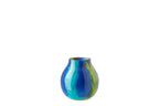 J-LINE HURRICANE GLAS AZUURBLAUW/BLAUW SMALL 14X14X16CM - Tuincentrum Lopik