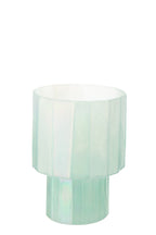 J-LINE WINDLICHT ANN GLAS BLAUW - Tuincentrum Lopik