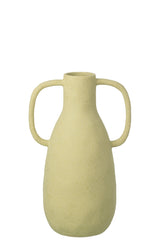 J-LINE VASE JODI STONEWARE MINT GREEN SMALL - Tuincentrum Lopik