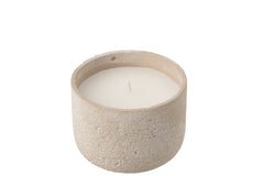 J-LINE OUTDOOR KAARS ROND LICHTBEIGE MEDIUM 31U