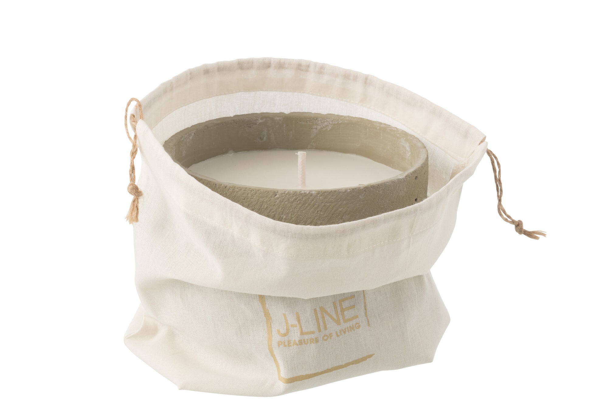 J-LINE OUTDOOR KAARS ROND LICHTGROEN MEDIUM 31U