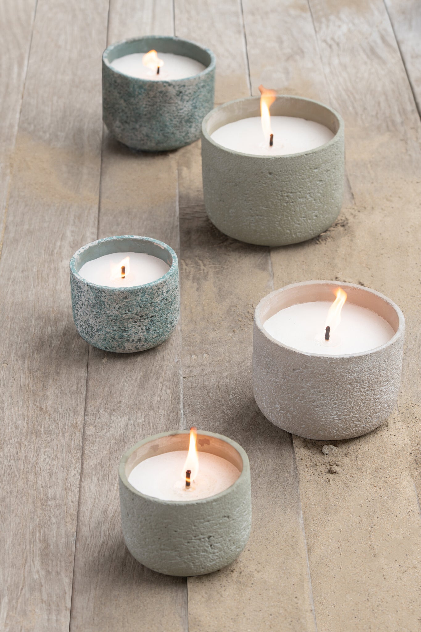 J-LINE OUTDOOR KAARS ROND LICHTGROEN GROOT 47U