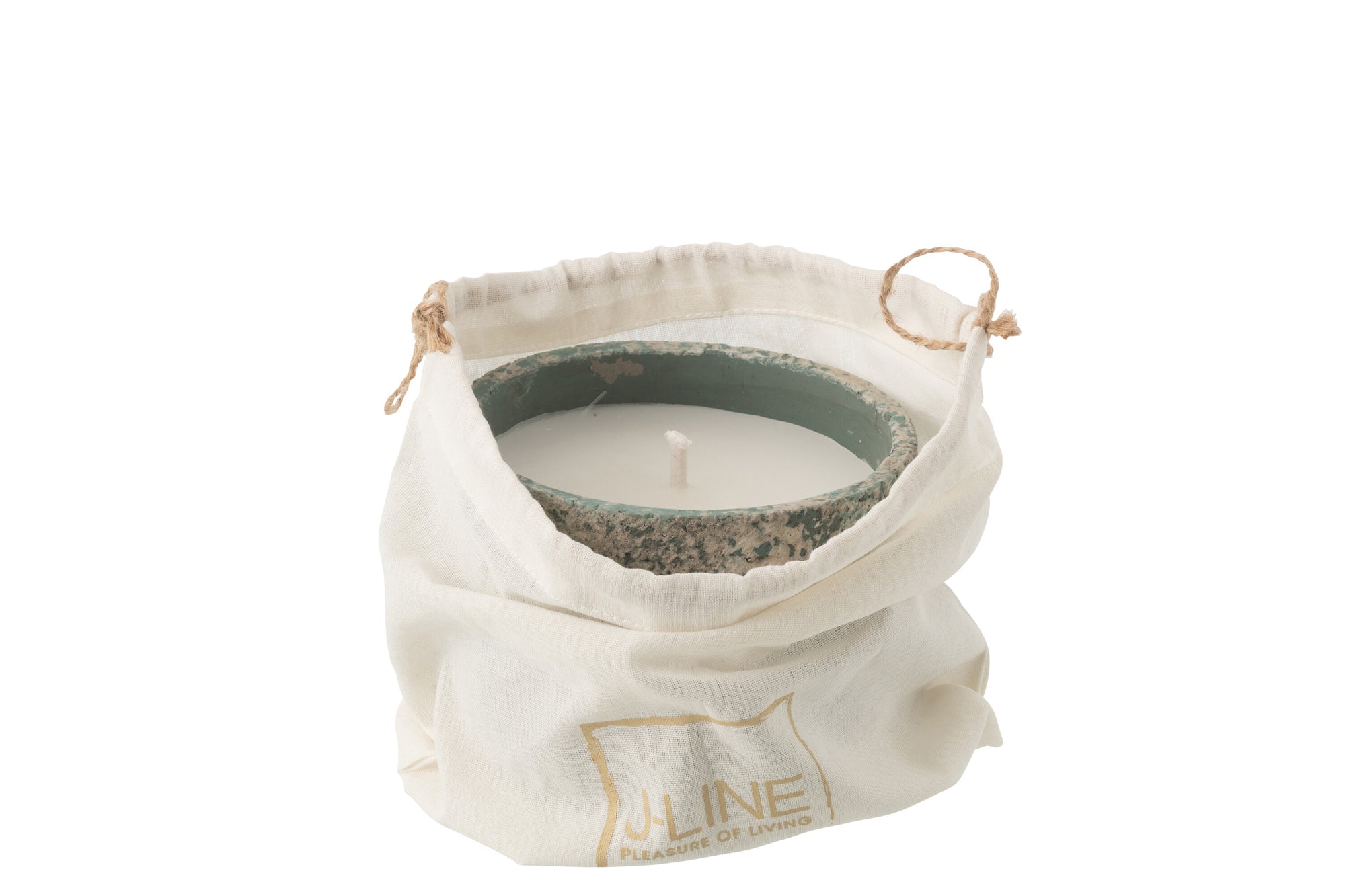 J-LINE OUTDOOR KAARS ROND TURQUOISE 16U