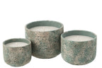 J-LINE OUTDOOR KAARS ROND TURQUOISE GROOT 47U - Tuincentrum Lopik