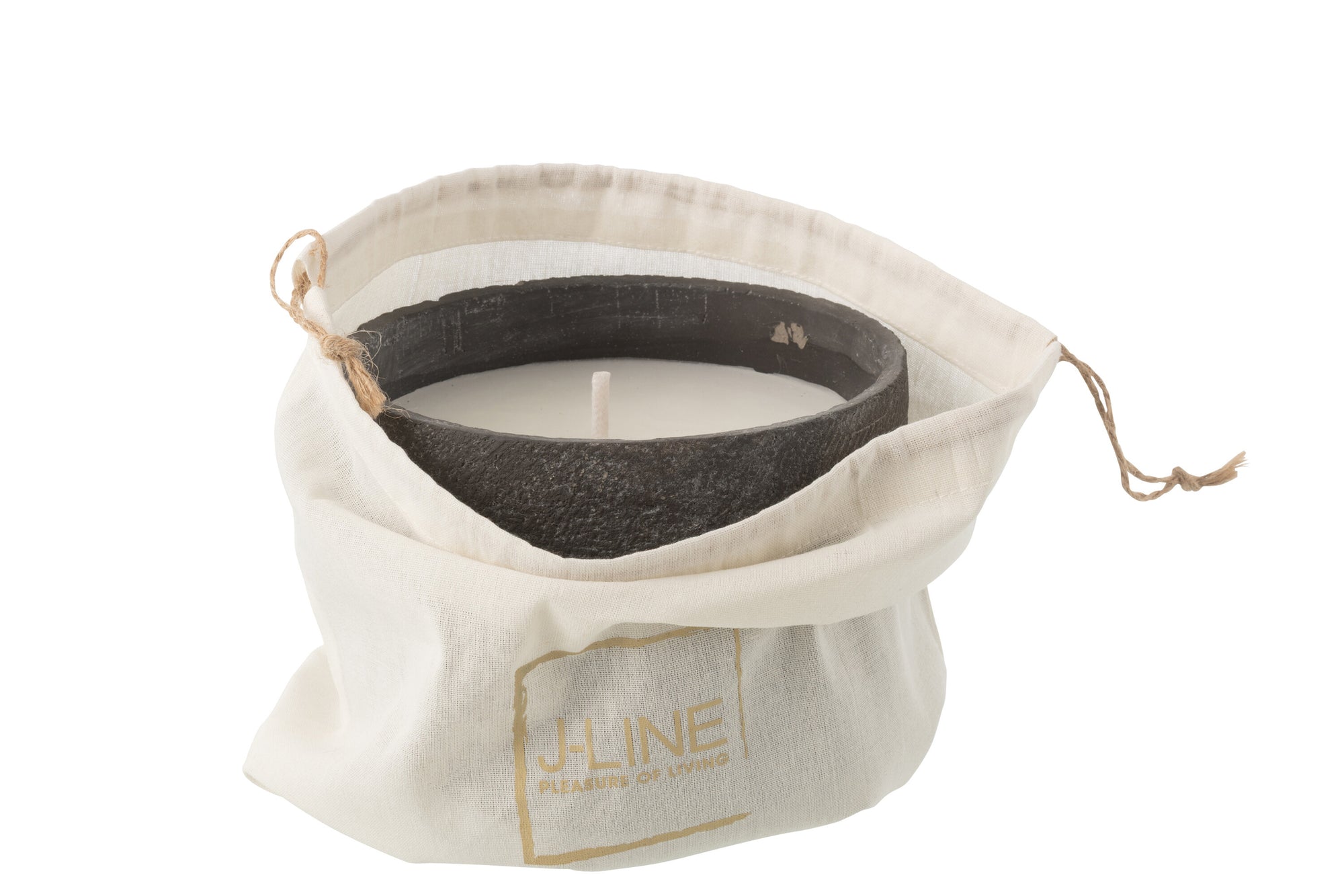 J-LINE OUTDOOR KAARS ROND DONKERGRIJS MEDIUM 31U