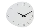 J-LINE WALL CLOCK OVAL METAL WHITE - Tuincentrum Lopik