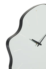 J-LINE WALL CLOCK IRREGULAR GLASS BLACK - Tuincentrum Lopik