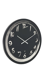 J-LINE WALL CLOCK LED BLUE LIGHT GLASS BLACK - Tuincentrum Lopik