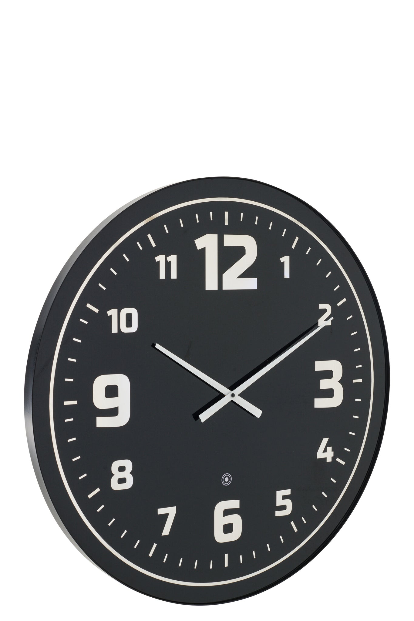 J-LINE WALL CLOCK LED BLUE LIGHT GLASS BLACK - Tuincentrum Lopik
