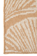 Rug Outdoor Leaves Polypropylene White/Natural - Tuincentrum Lopik