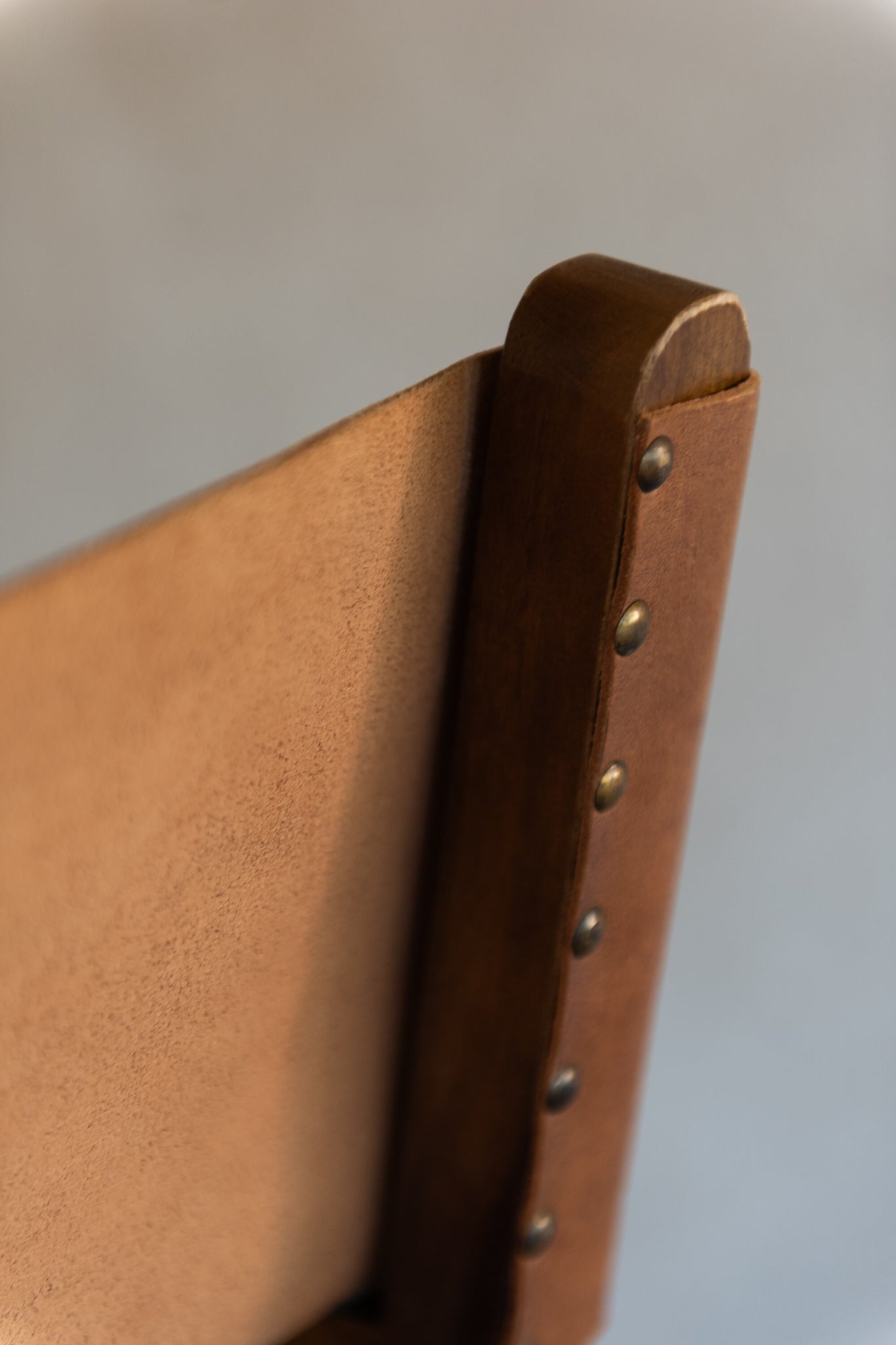 Directe stoel opvouwbaar hout/leer cognac Xx - Tuincentrum Lopik