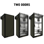 SECRET JARDIN FS100 FOR TWENTY 100 COMPLETE KWEEKTENT SET MET 100 WATT VOL SPECTRUM LED VERLICHTING, CIRCULATIE EN AFZUIGING 60 X 40 X 116 CM