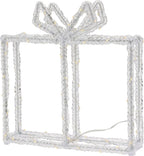 Kerstverlichting Kado - 80 Led - 23 Cm Hoog - Timer - Op Batterijen - Buiten En Binnen