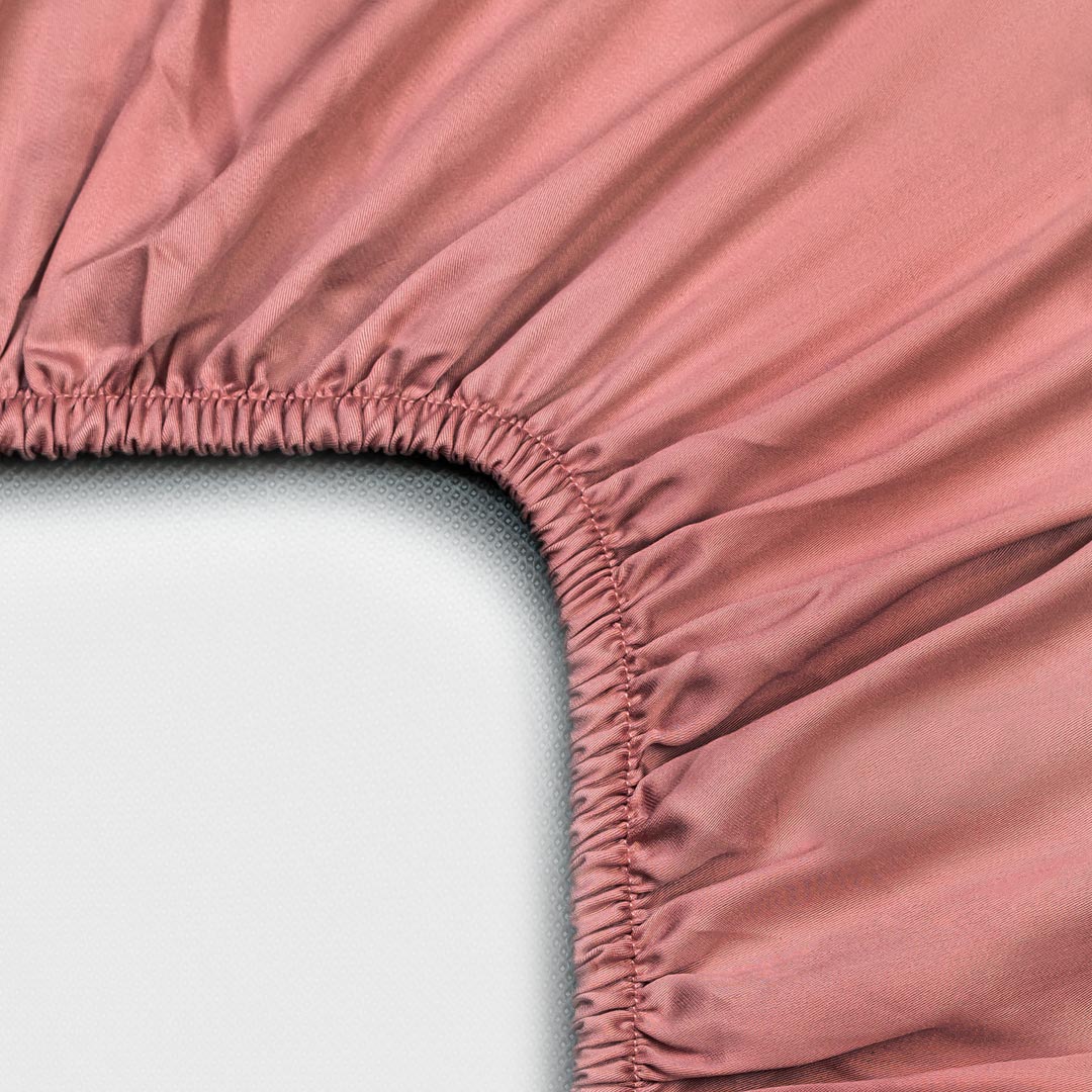 COCO & CICI TENCEL TOPPER HOESLAKEN TERRA ROSE 180X200CM - Tuincentrum Lopik