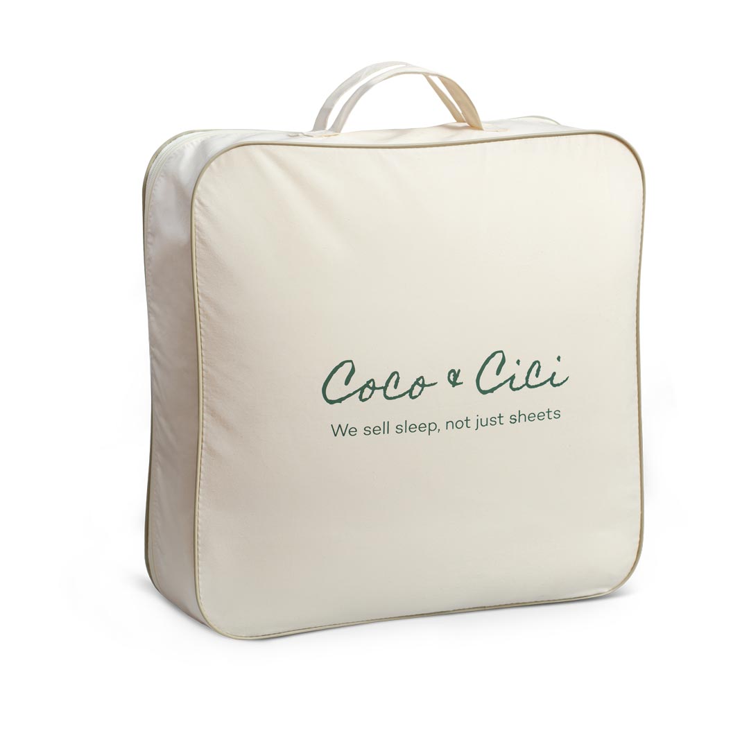 COCO & CICI TENCEL LENTE/HERFST DEKBED WIT - 140X220 CM