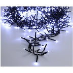 Maxi Cluster Kerstverlichting - 800 Led - 12M - Wit - Timer - Lichtfuncties - Geheugen - Buiten