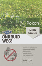  ONKRUID WEG! 2400 GRAM 120M²