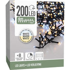 Micro Cluster 200 Led - 4M - Two Tone Adorable - Batterij - Lichtfuncties - Geheugen - Timer