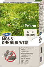  MOS EN ONKRUID WEG! (3-IN-1) 1375 GRAM 25M²
