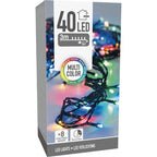 Kerstverlichting 40 Led- 3M - Multicolor - Timer - Lichtfuncties - Geheugen - Buiten