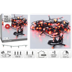 Kerstverlichting 320 Led- 24M - Rood - Timer - Lichtfuncties - Geheugen - Buiten