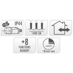 Microcluster - 700 Led - 14M - Three Tone Traditional - Timer - Lichtfuncties - Geheugen - Buiten