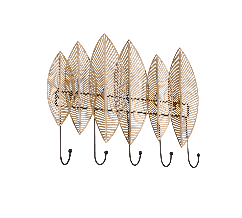 MIRRORS AND MORE WANDKAPSTOK ALMA METAAL GOUD 49 CM