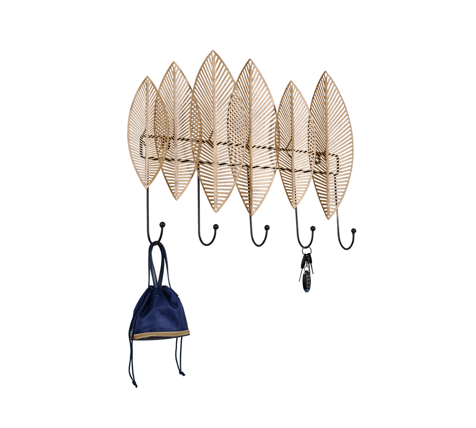 MIRRORS AND MORE WANDKAPSTOK ALMA METAAL GOUD 49 CM
