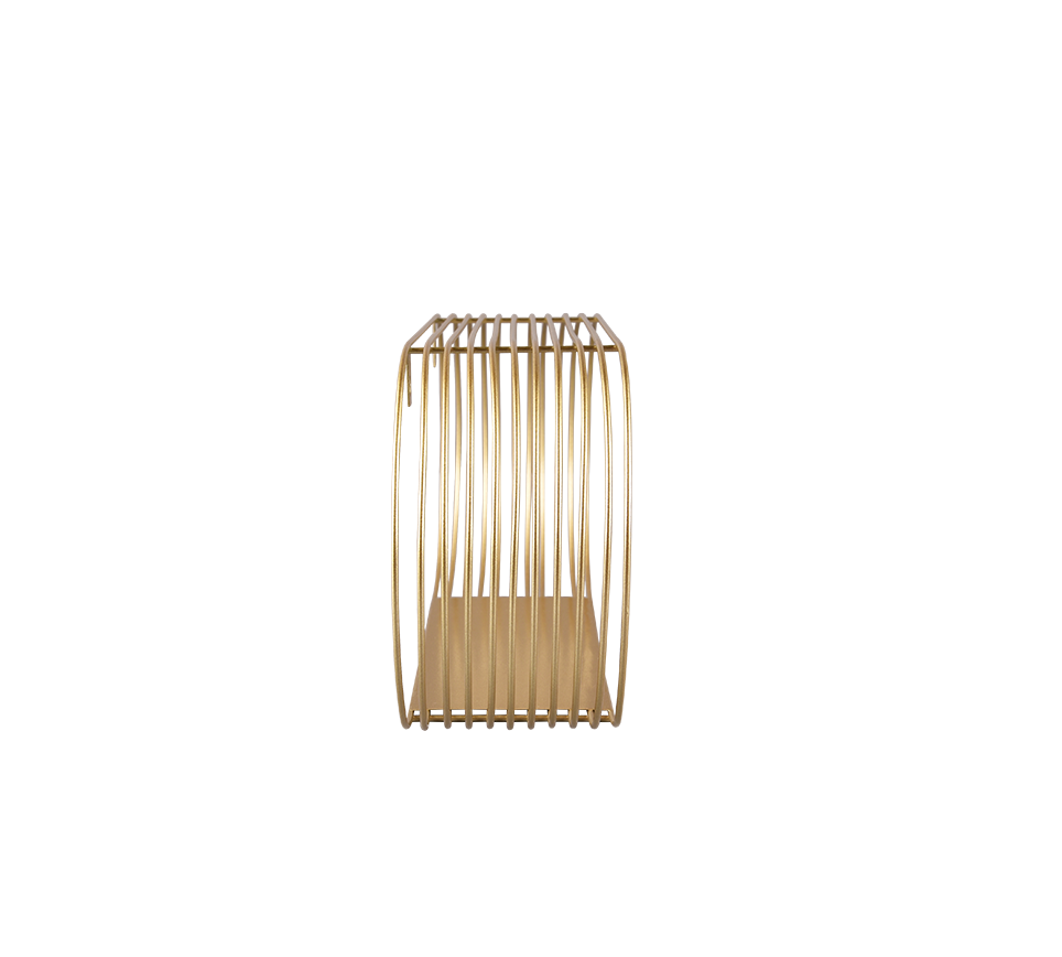 MIRRORS AND MORE WANDPLANK JOYCE METAAL GOUD 43 CM