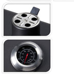 Houtskool Bbq - Mat Zwart - Verrijdbaar