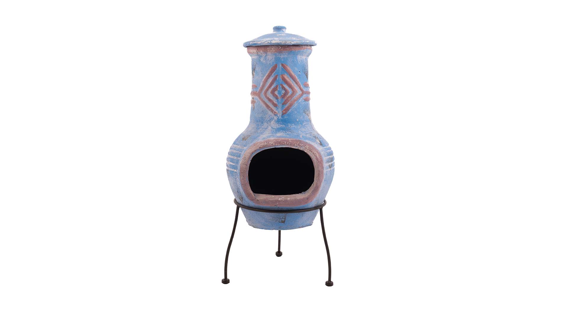 REDFIRE CHIMENEA COLIMA KLEIHAARD BLAUW/ROOD