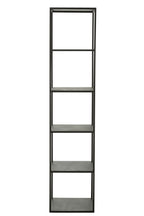 J-LINE REK 6 NIVEAUS METAAL ZWART 40X40XH180,5CM - Tuincentrum Lopik