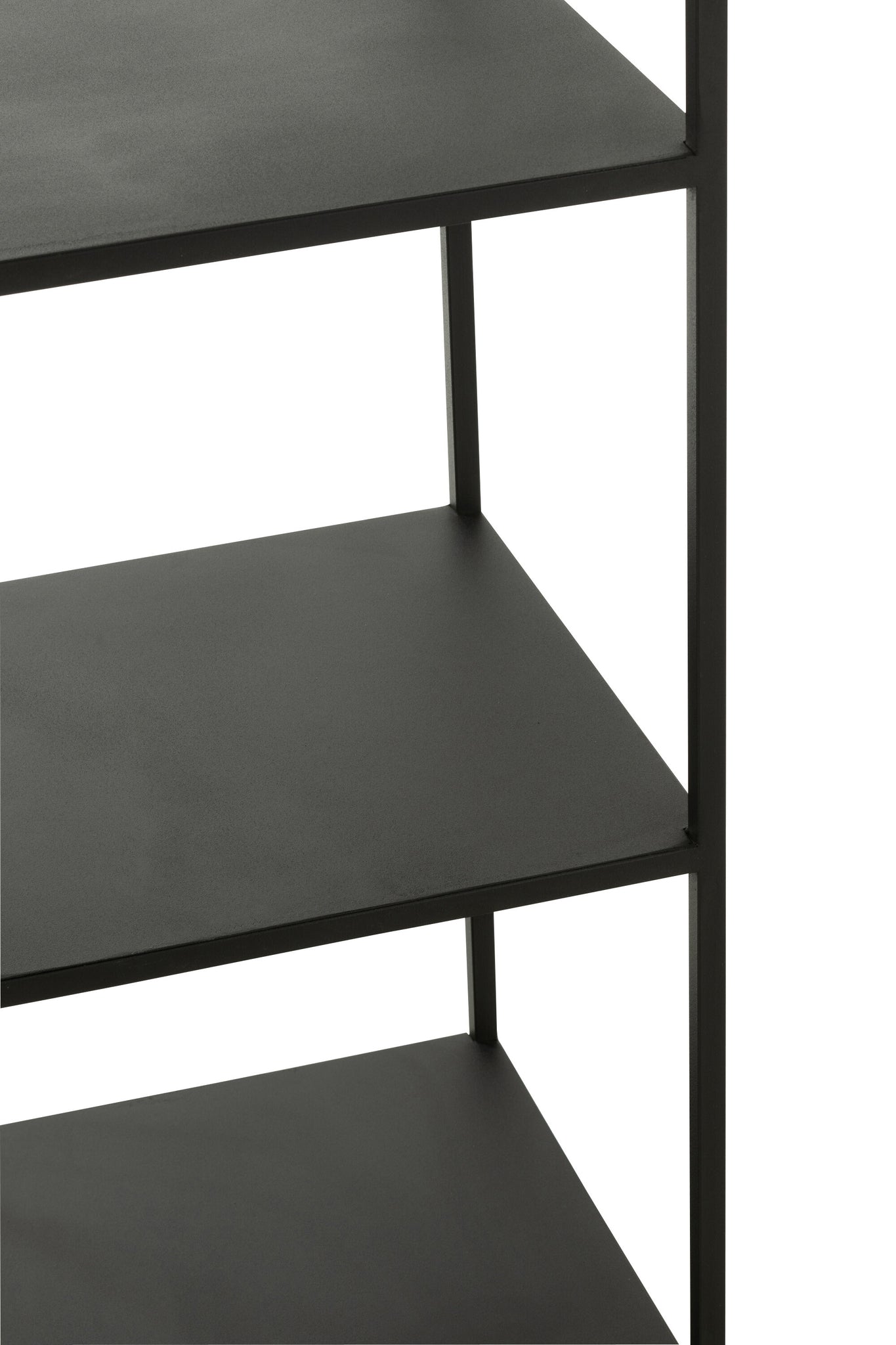 J-LINE REK 6 NIVEAUS METAAL ZWART 40X40XH180,5CM - Tuincentrum Lopik