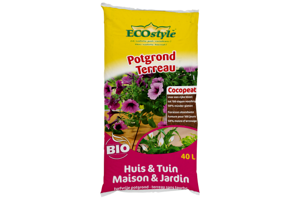 Potgrond (Cocopeat) Huis & Tuin 40 LITER