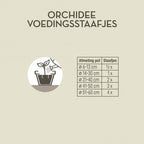  ORCHIDEE PLANTEN VOEDINGSSTAAFJES 24 STUKS