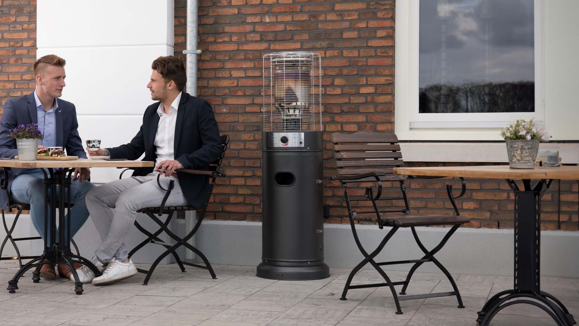 SUNRED PROPUS LOUNGE GAS TERRASVERWARMER GRIJS 10000W LH15G