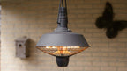 SUNRED INDUS BRIGHT HANGEND TERRASVERWARMER ZWART 2100W RSH16