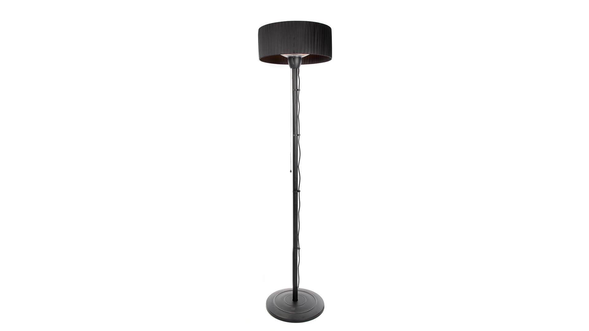 SUNRED ARTIX BRIGHT STAAND TERRASVERWARMER ZWART 1500W ARTIX C-SB
