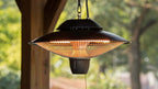 Barcelona Bright Hangend Zwart 1500 Watt