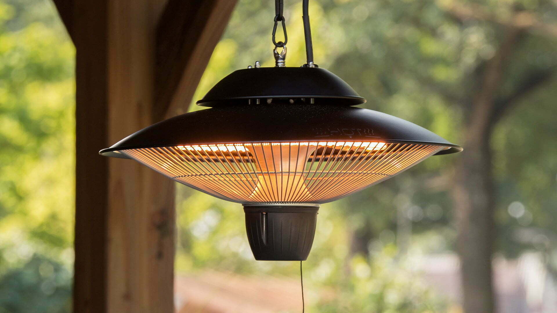 Barcelona Bright Hangend Zwart 1500 Watt