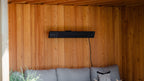 SUNRED NERO HANGEND/WAND TERRASVERWARMER ZWART 2400W NER-2400