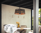 SUNRED ARTIX CORDA BRIGHT HANGEND TERRASVERWARMER BRUIN 1800W ARTIX M-HO BROWN