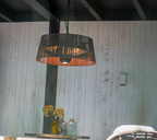 SUNRED ARTIX CORDA BRIGHT HANGEND TERRASVERWARMER BRUIN 1800W ARTIX M-HO BROWN